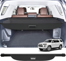 Load image into Gallery viewer, For 2010-2022 Toyota 4Runner Cargo Cover Rear Trunk Shade Security Shield Black