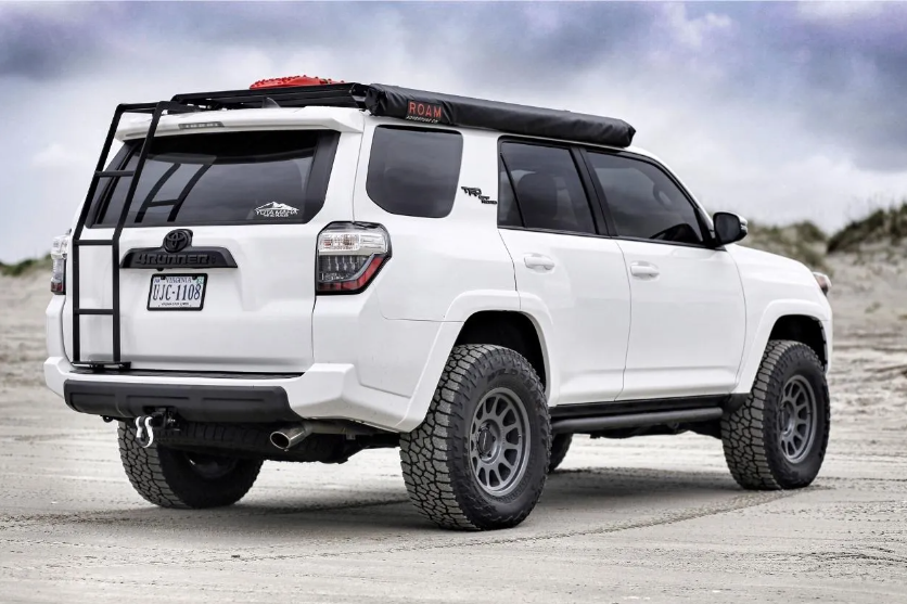 For 2010-2022 Toyota 4Runner Adjust Light Weight TRD PRO Style Rear Hatch Ladder