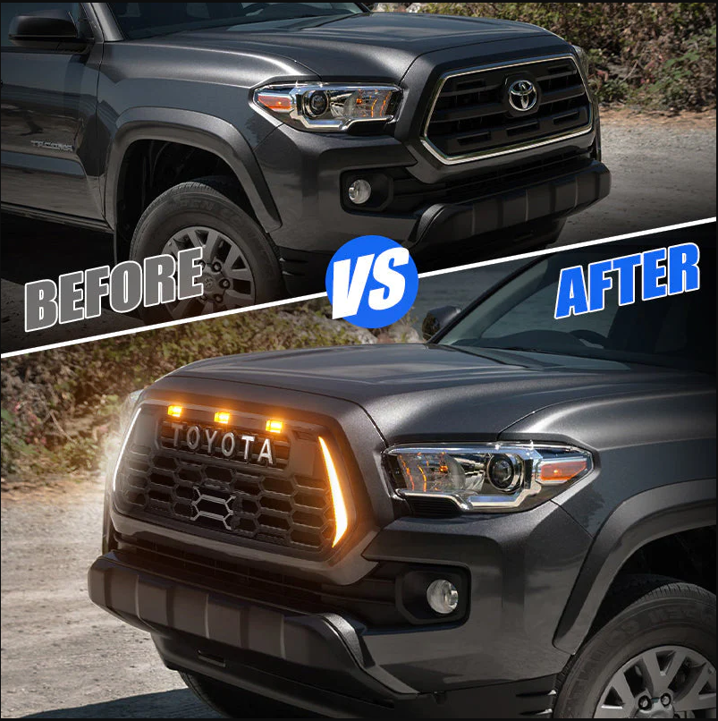 2016 tacoma grille with lights