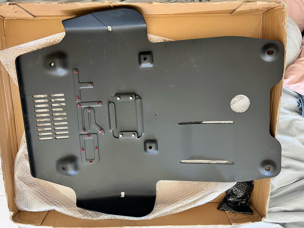 BLACK MATTE TRD PRO FRONT SKID PLATE FOR TACOMA 2016-2023